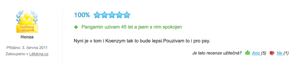 pangamin učinky cena recenzia bifi