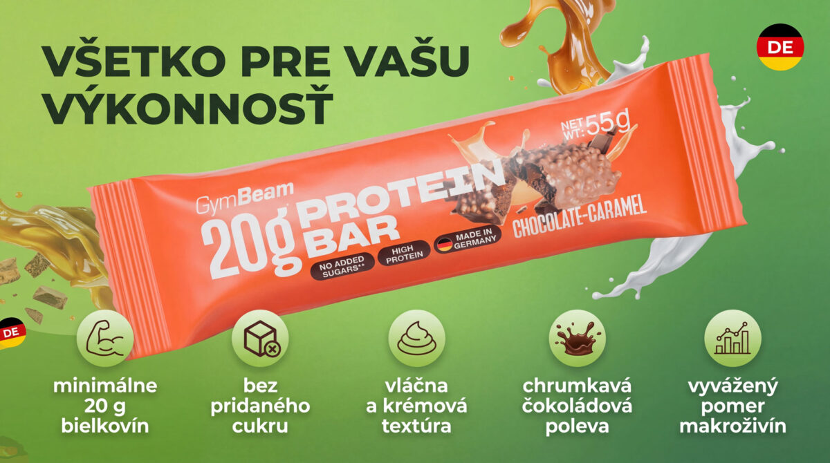 proteínová tyčinka gymbeam