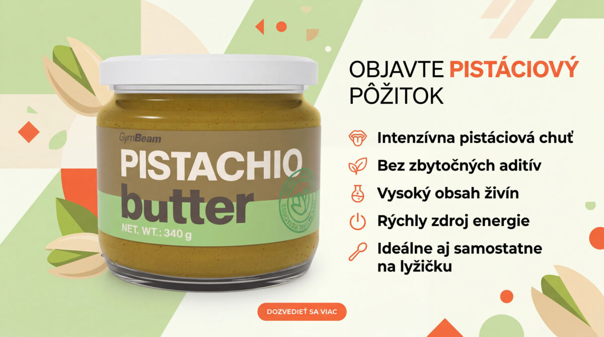 pistáciové maslo GymBeam